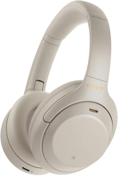 Sony WH-1000XM4 Noise Cancelling Wireless Headphones - 30 hours battery life - Silver