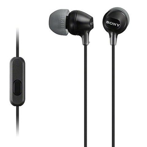 Sony MDR-EX15AP Headphones BLACK