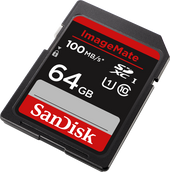 SanDisk ImageMate 64GB SDXC 100mb/s SD memory card